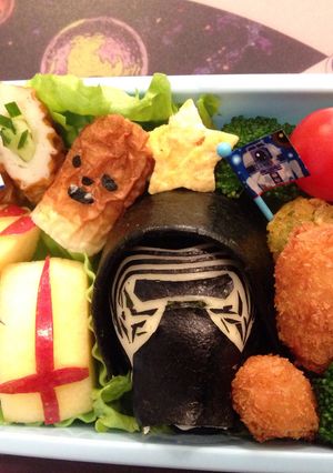 キャラ弁 スターウォーズ☆カイロレン-レシピのメイン写真
