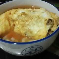 รูปของ だしたまご牛肉うどん