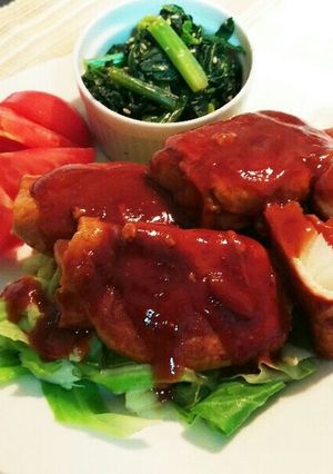 新玉ねぎの肉巻きデミ風ソースで!-レシピのメイン写真