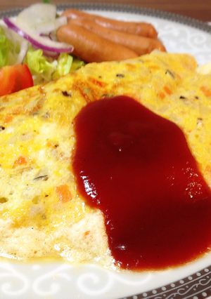 朝食ランチ♪モンサンミッシェル風オムレツ-レシピのメイン写真