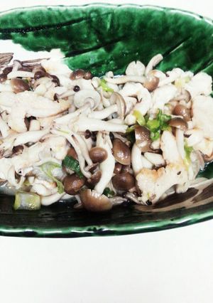 鶏胸肉としめじの塩炒め（生姜風味）-レシピのメイン写真