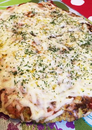 フライパンでピザ風〜キャベツ大量消費〜-レシピのメイン写真