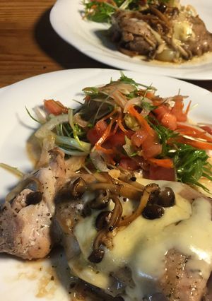 チキンソテーバルサミコ風味チーズのっけ-レシピのメイン写真