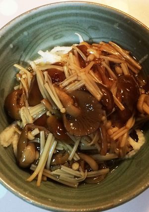 なめたけとろろ-レシピのメイン写真