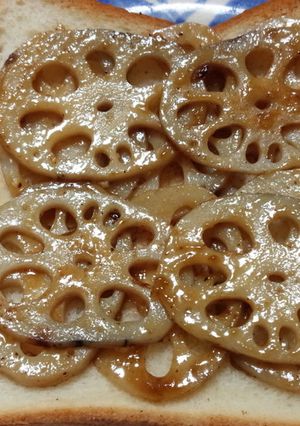 ラーマ バターの風味"のレンコントースト-レシピのメイン写真