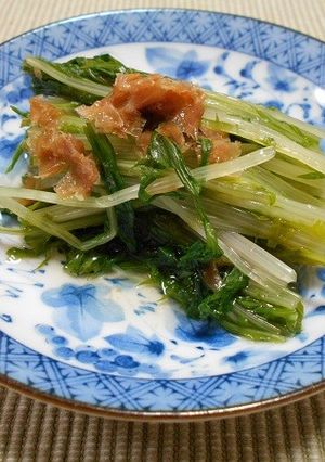 もっと簡単に「水菜のおひたし」-レシピのメイン写真
