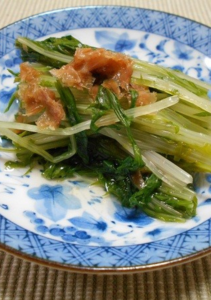 もっと簡単に「水菜のおひたし」-レシピのメイン写真