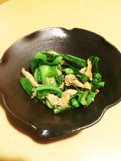 オオタニワタリのツナ炒め-レシピのメイン写真
