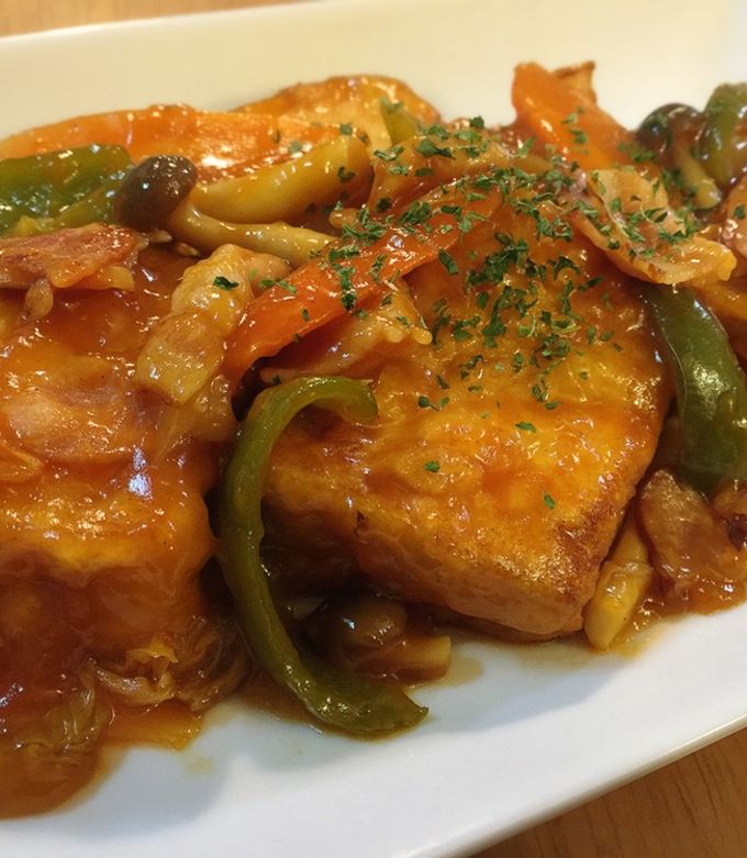 簡単♪美味しい♪洋風厚揚げ豆腐 by えこレピ 【クックパッド】 簡単