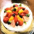 塗ってのせるだけ★苺デコレーションケーキ