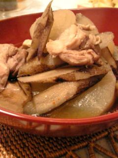 大根とごぼうと鶏肉の炊いたん-レシピのメイン写真