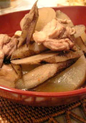 大根とごぼうと鶏肉の炊いたん-レシピのメイン写真