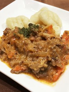 ビーフストロガノフ風-レシピのメイン写真