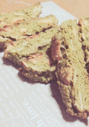 簡単!抹茶とホワイトチョコのビスコッティ-レシピのメイン写真