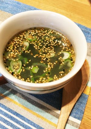 マグカップで酸辣湯(スーラータン)スープ-レシピのメイン写真