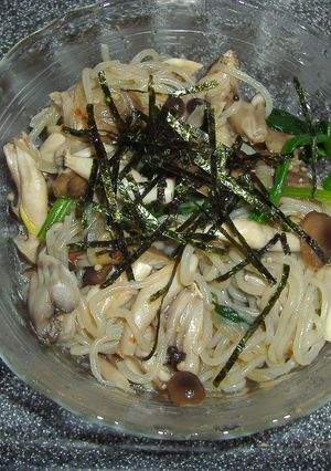 ローカロリーなしらたきパスタ-レシピのメイン写真