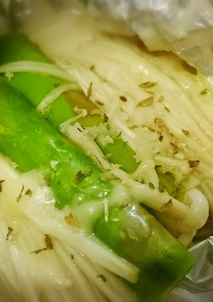 アスパラガスの塩麹チーズ焼き-レシピのメイン写真