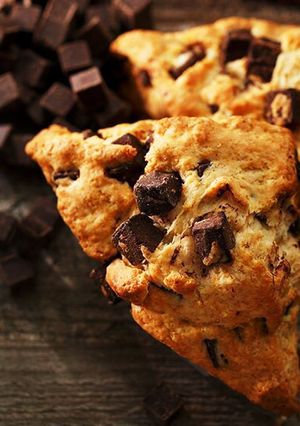 サクサク美味しいチョコドロップスコーン-レシピのメイン写真