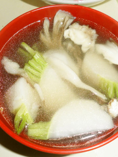 蕪と舞茸の味噌汁-レシピのメイン写真