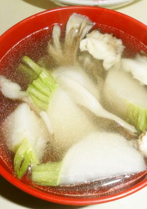 蕪と舞茸の味噌汁-レシピのメイン写真