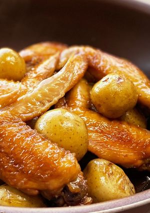 (σ・∀・)σ 手羽先の照り煮（艶煮）-レシピのメイン写真