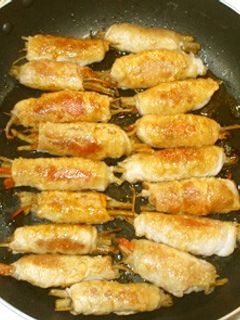 簡単!きんぴらごぼうのリメイク肉巻き♪-レシピのメイン写真