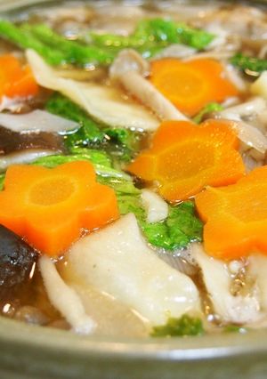 春色鍋!ひっつみ 牡蠣トッピング -レシピのメイン写真