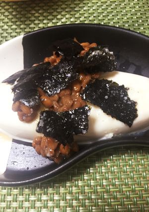 簡単3分☆ごま油×塩が旨い、納豆冷やっこ-レシピのメイン写真