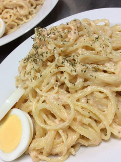 明太子のクリームパスタ-レシピのメイン写真