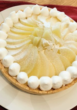 桃缶と生クリームだけで簡単！桃のタルト-レシピのメイン写真