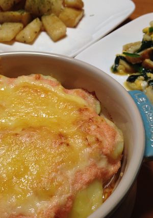 明太子とジャガイモのチーズ焼き-レシピのメイン写真