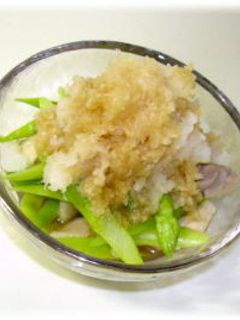 鶏肉とアスパラのおろしポン酢和え-レシピのメイン写真