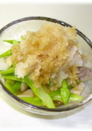 鶏肉とアスパラのおろしポン酢和え-レシピのメイン写真
