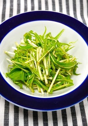 ヘルシーサラダ！たっぷり水菜-レシピのメイン写真