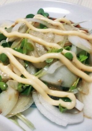 新玉ねぎのサラダパート2-レシピのメイン写真