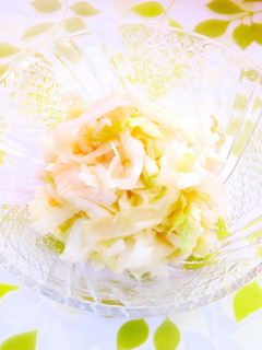 ☺和風ザワークラウト☆簡単♪酢キャベツ☺-レシピのメイン写真