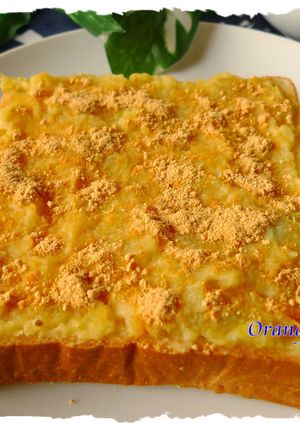 さつま芋甘麹塩きな粉トースト✿-レシピのメイン写真