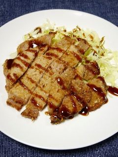 焼きパン粉で!揚げない生姜焼きとんかつ-レシピのメイン写真