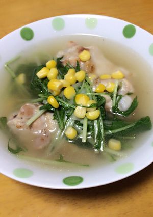 骨つきモモ肉の中華スープ-レシピのメイン写真
