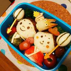 รูปของ おひなさま弁当★可愛いぼんぼり★遠足