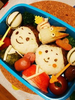 おひなさま弁当★可愛いぼんぼり★遠足-レシピのメイン写真