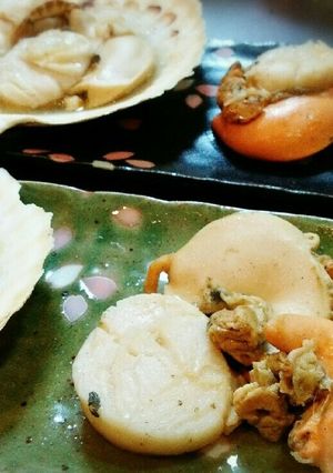 ＊初めてさんへ 殻付きホタテの食べ方＊-レシピのメイン写真