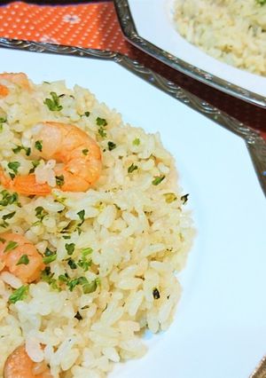 炊飯ジャー★簡単★コク旨【エビピラフ】-レシピのメイン写真