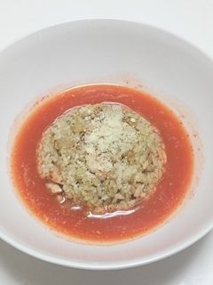 バジルとトマトのスープチャーハン-レシピのメイン写真