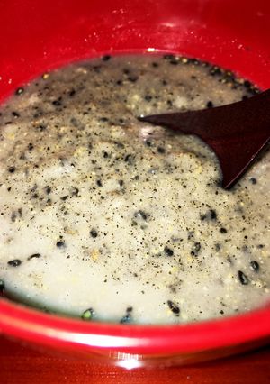 胡麻のお粥 疲労回復&美肌UPの朝食に!-レシピのメイン写真