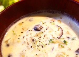 激ウマ*ブロッコリーときのこの豆乳スープ-レシピのメイン写真