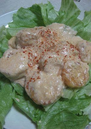 豆腐入り！ヘルシーえびマヨ。-レシピのメイン写真