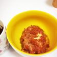 ♡トマト煮込みハンバーグ♡(卵なし)