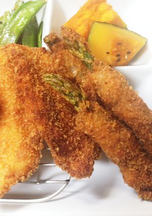 アスパラの肉巻きフライ-レシピのメイン写真