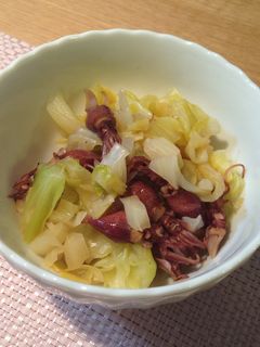 春キャベツとホタルイカのさっと煮-レシピのメイン写真